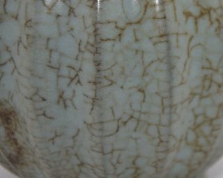 Marvelous Chinese Porcelain Celadon Glaze Vase Unique Juban Bottle X125 4