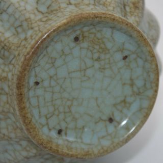 Marvelous Chinese Porcelain Celadon Glaze Vase Unique Juban Bottle X125 5