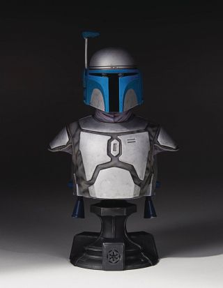 Star Wars Attack Of The Clones Jango Fett Classic 1:6 Scale Bust Gentle Giant