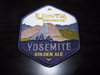 Uinta Brewing Yosemite Golden Ale National Park Patch Iron On Craft Beer Brewery