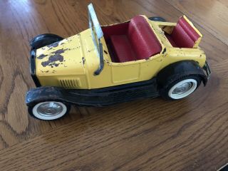 Vintage Nylint Ford Model T Hot Rod Roadster Pressed Steel Toy
