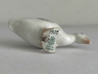 Vintage Bing & Grondahl Porcelain Goose Feeding Figurine 1902 Neils Neilsen 2