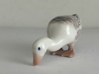 Vintage Bing & Grondahl Porcelain Goose Feeding Figurine 1902 Neils Neilsen 4