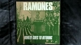 Ramones Bonzo Goes To Bitburg Lp 12 " Single Vinyl Record Beggars Banquet 1985