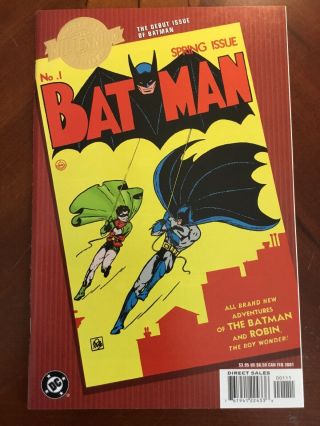 Dc Comics Millennium Edition Batman 1 Reprint