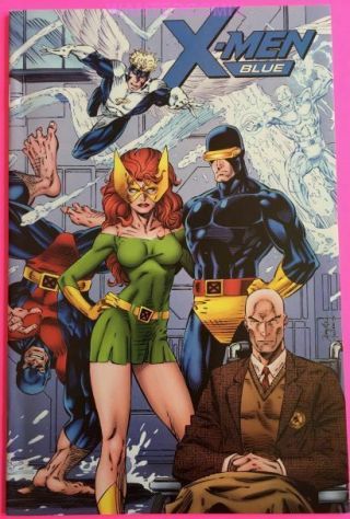 X - Men Blue 1 Jim Lee Remastered Variant Cover 1:1000 Marvel Comic Book 1000
