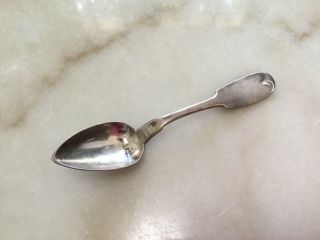 Hyde Goodrich Coin Silver Orleans Place Spoon 6 5/8” 48 Grams
