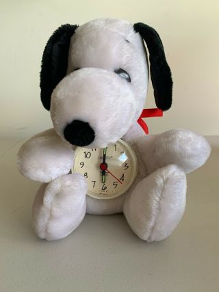 Vintage 1968 Plush Snoopy Peanuts Dog Character Stuffed Animal Toy - 8” Tall