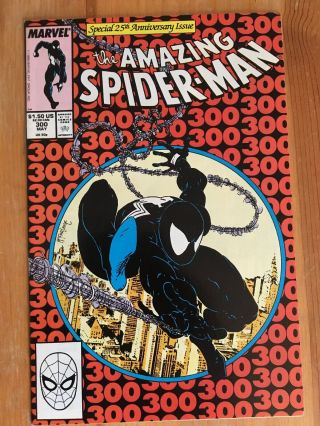 The Spider - Man 300 (may 1988,  Marvel) $1 - 1st Venom