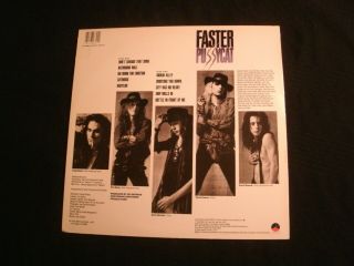 Faster Pussycat - S/T - 1987 Orig.  Vinyl 12  Lp.  / VG,  / Hard Rock Metal 3