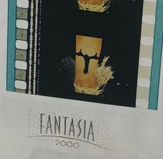Disney Animation Authentic Film 5 - Cell Strip Fantasia 2000 Sorcerer Yensid