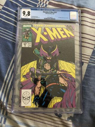 The Uncanny X - Men 257 (1/1989,  Marvel) Jubilee Wolverine Psylocke Cgc 9.  8