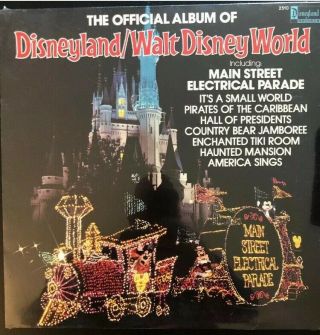 The Official Album Of Disneyland/walt Disney World Vinyl (never Opened)