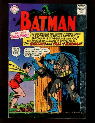 Batman 176 Vg,  Giant Sprang Robin Penguin Joker Reprints 1st & Origin Mr Freeze