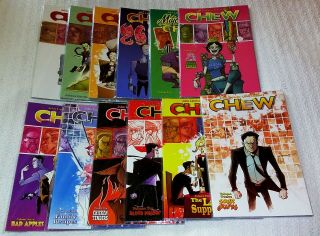 Chew Complete Set Of Volumes 1 - 12 Image Comics