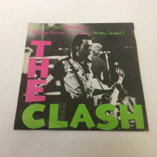 The Clash ‎ Train In Vain / Bankrobber 1980 [cbs8370] 7 " Vinyl Rock " Cbs "
