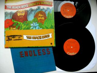 Ultrasonic - The Beach Boys - Endless Summer Rare Sticker/poster Nm Vinyl Lp