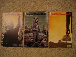 Walking Dead 191 192 193 Death Of Rick Last Issue 1st Prints Kirkman & Adlard