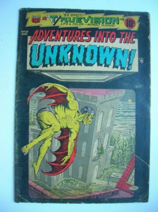 Adventures Into The Unknown 53,  G,  Complete,  Tape,  Read Shipp.  Costs