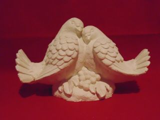 White doves figurine - 10 inches long 5inches wide 6 inches high 2