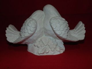 White doves figurine - 10 inches long 5inches wide 6 inches high 3