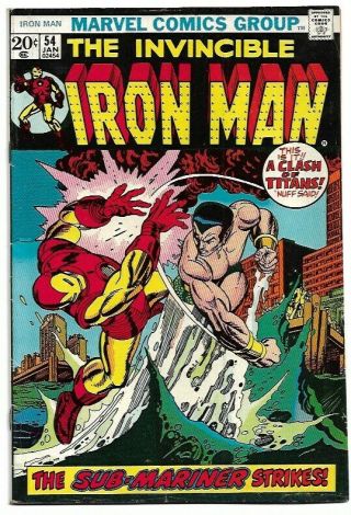 Marvel The Invincible Iron Man 54 (1973) First Appearance Of Moondragon