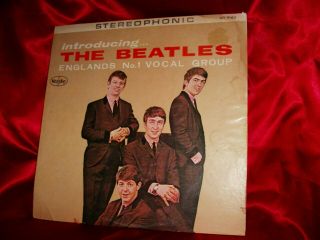 Introducing The Beatles 12 " Vee Jay 1964 Vinyl Lp.