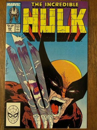 The Incredible Hulk 340 (feb 1988,  Marvel) - Mcfarlane High Gradable