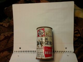 12oz Flat Top Beer Can,  {old Ranger Premium Beer}by Hornell Brewing Co.
