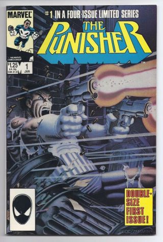 Marvel Comics The Punisher 1 Of 4 Limited Series 1986 Mike Zeck Cover Art Rare