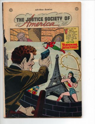 All - Star Comics 57 (1951 Dc Comics) - Last G.  A.  App.  Green Lantern,  Flash