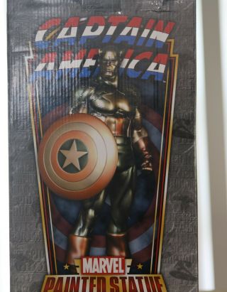 Captain America Faux Bronze Edition Sideshow Bowen Statue 495/500