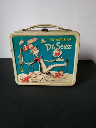 The World Of Dr Seuss Old Metal Lunch Box