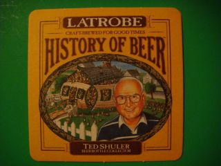 Coaster: LATROBE Brewing Biggest American Beer Bottle Collector PENNSYLVANIA 3