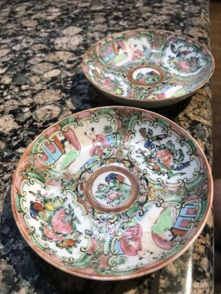 Antique Chinese 19th C Famille Rose Porcelain Tea Set 6