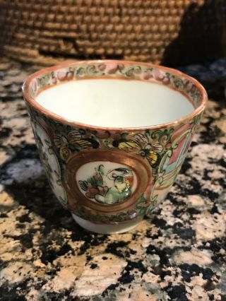 Antique Chinese 19th C Famille Rose Porcelain Tea Set 8