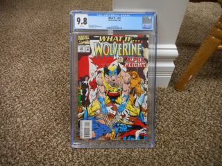 What If 59 Cgc 9.  8 Wolverine Had Led The Alpha Flight White Pgs Marvel 1994