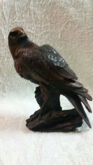 Chinese Antique Hawk Statue Of Brass Bronze