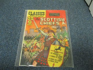 Classic Illustrated Scottish Chiefs Comic Book