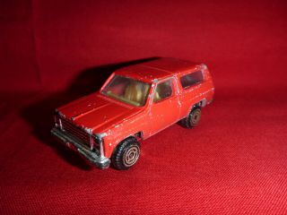 Vintage Kidco Chevrolet Red Chevy Blazer Suv Die Cast 4x4 Toy Car Truck