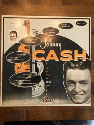 Orginal Johnny Cash With His Hot And Blue Guitar Sun Records Love 33 Lp 1956 57