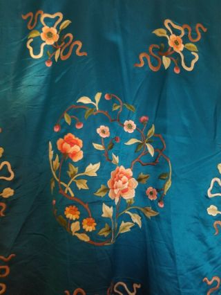 1970S CHINESE EMBROIDERED SHORT ROBE 6