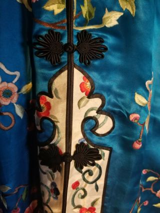 1970S CHINESE EMBROIDERED SHORT ROBE 8
