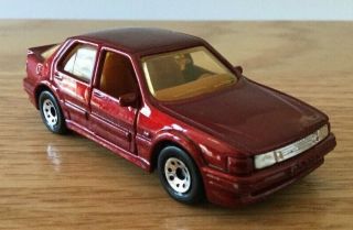 Matchbox Superfast Saab 9000 Turbo Red Tan Interior 1987