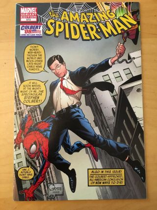 Spider Man 573,  Colbert Fantasy 15 Homage Variant
