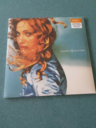 Madonna - Ray Of Light Vinyl Lp - Ltd Edition - Blue Vinyl