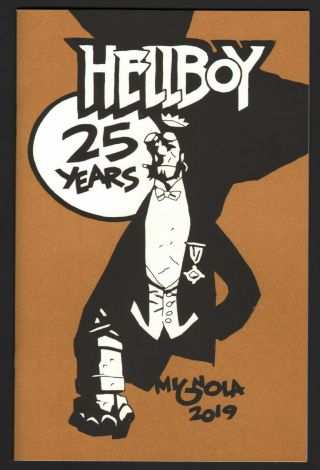 Mike Mignola Signed 2019 Hellboy 25 Years Anniversary Art Sketch Book