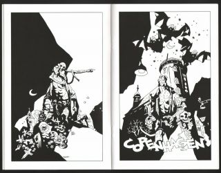 Mike Mignola SIGNED 2019 Hellboy 25 Years Anniversary Art Sketch Book 3