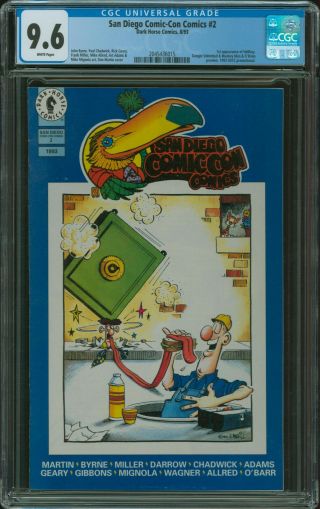 San Diego Comic Con Comics 2 Cgc 9.  6 1st Appearance Of Hellboy