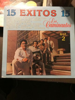 Los Caminantes 15 Exitos La Cama De Piedra Lp Vinyl Record